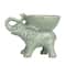 Hello Honey® Gray 7.5" Majestic Stoneware Elephant Bowl